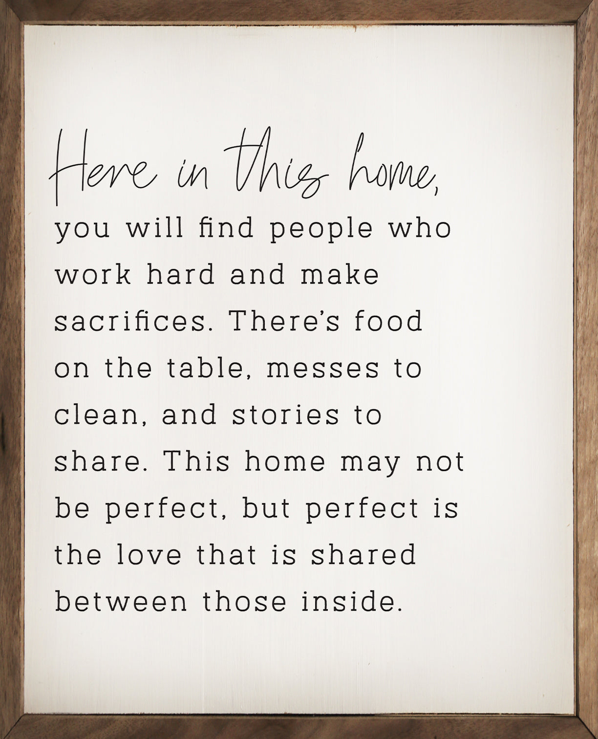 Here In This Home