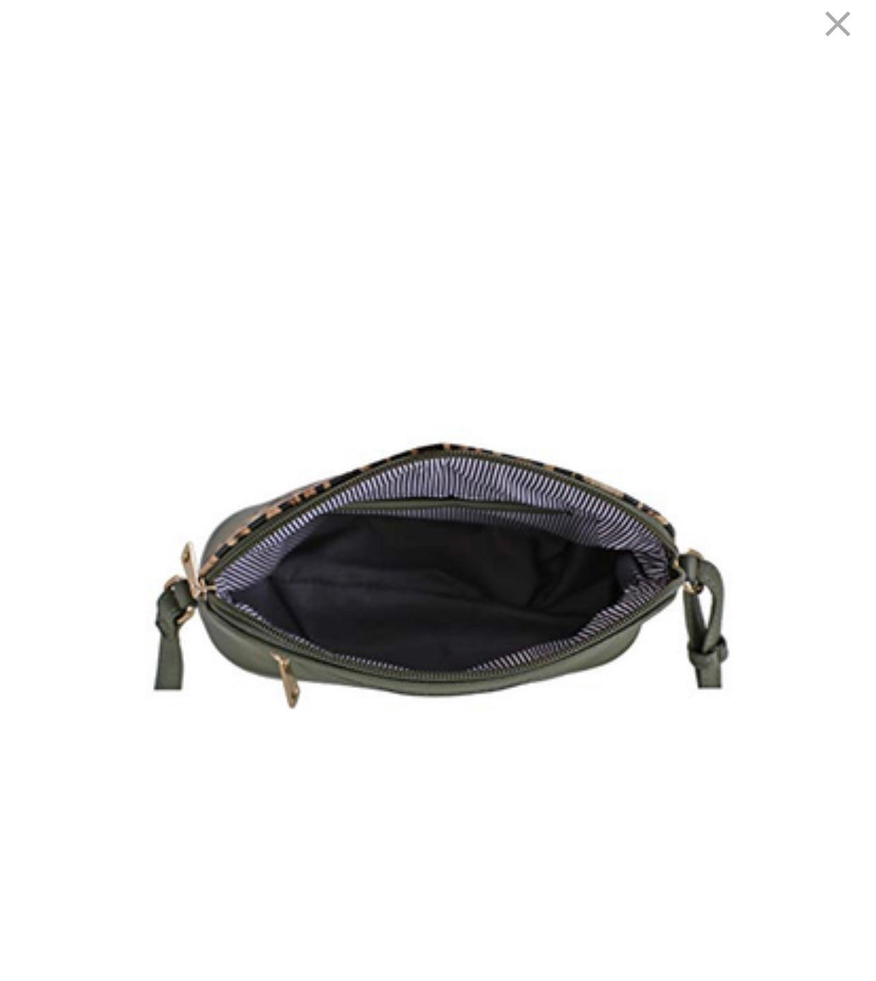 Two Toned Leopard Crossbody