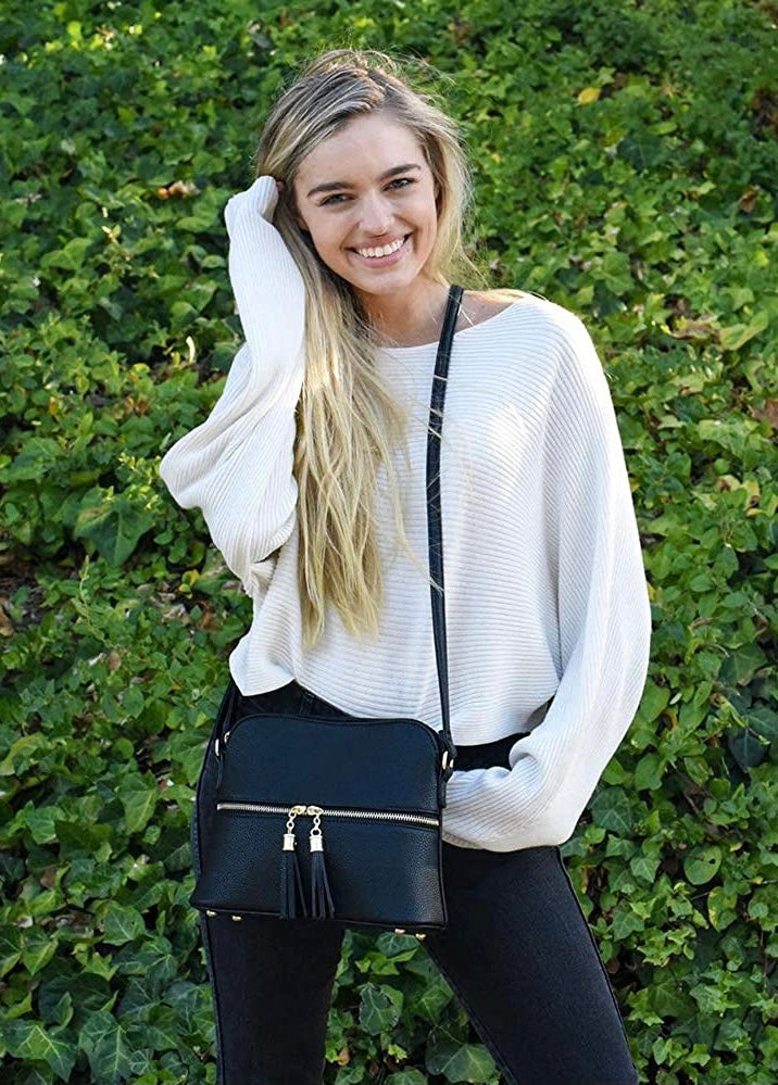 Two Toned Leopard Crossbody