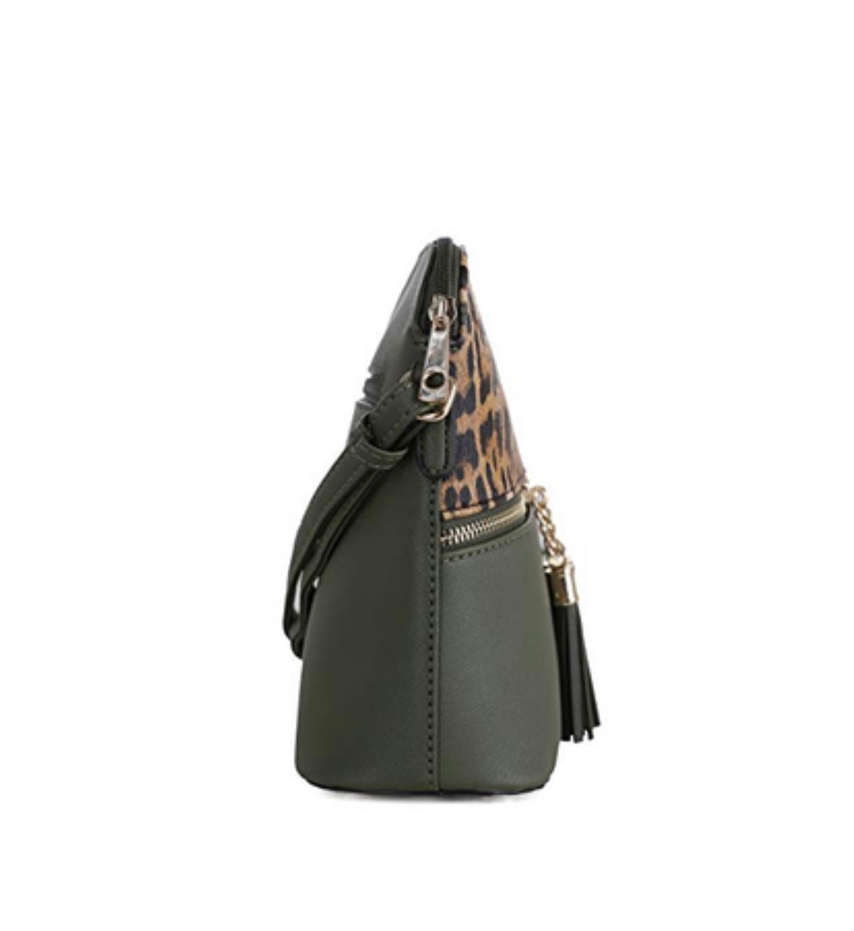 Two Toned Leopard Crossbody