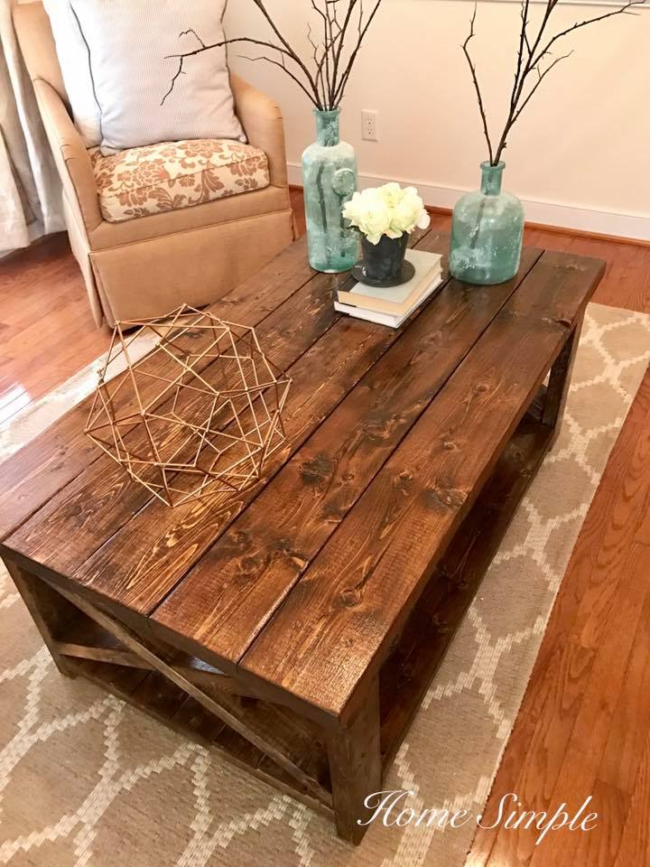 Classic X Coffee Table