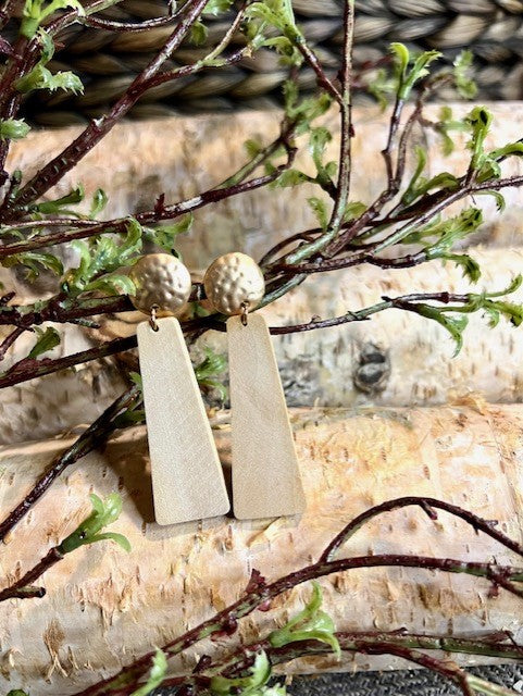 Wood Bar Earrings