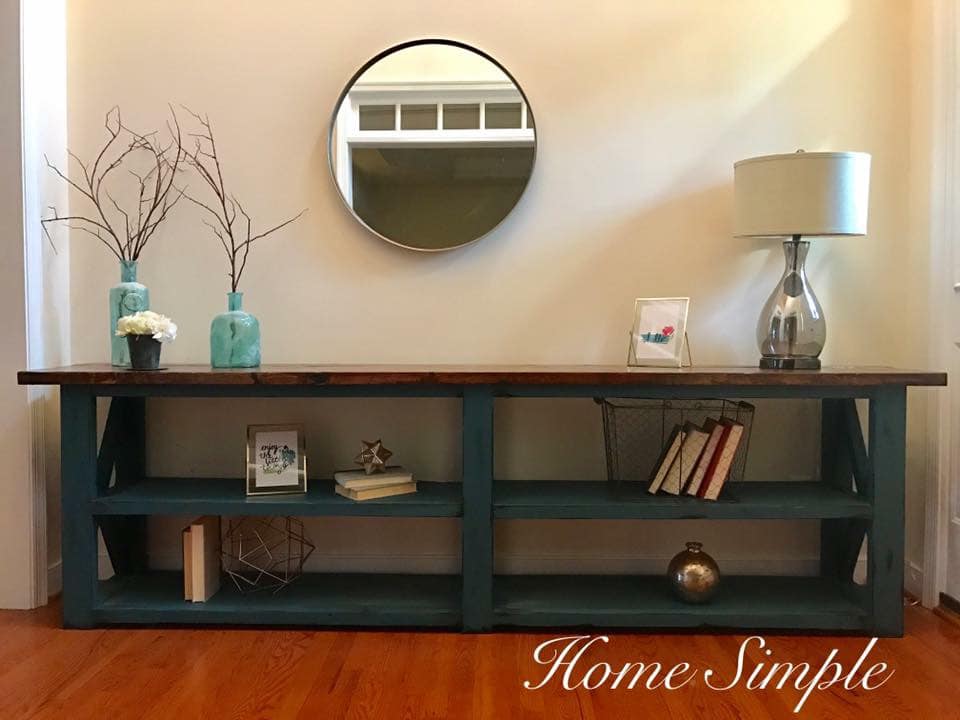 Classic X Console Table – Home Simple Decor & More