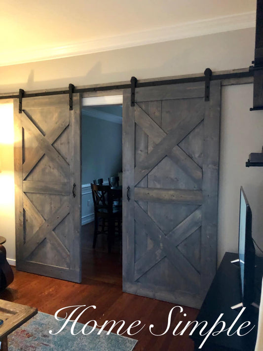 Double X Barn Doors