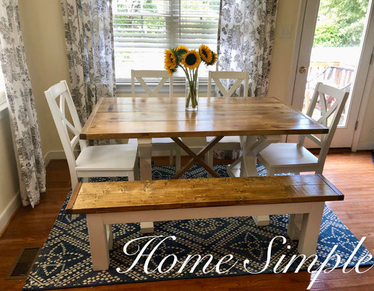 5' Truss X Beam Style Table